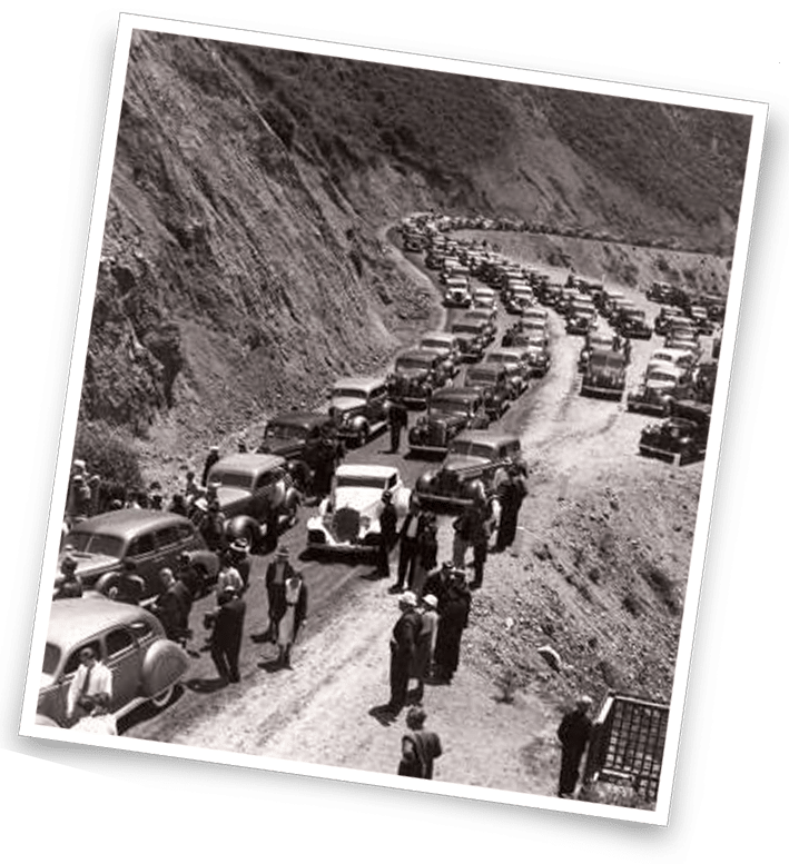 Highway One black and white